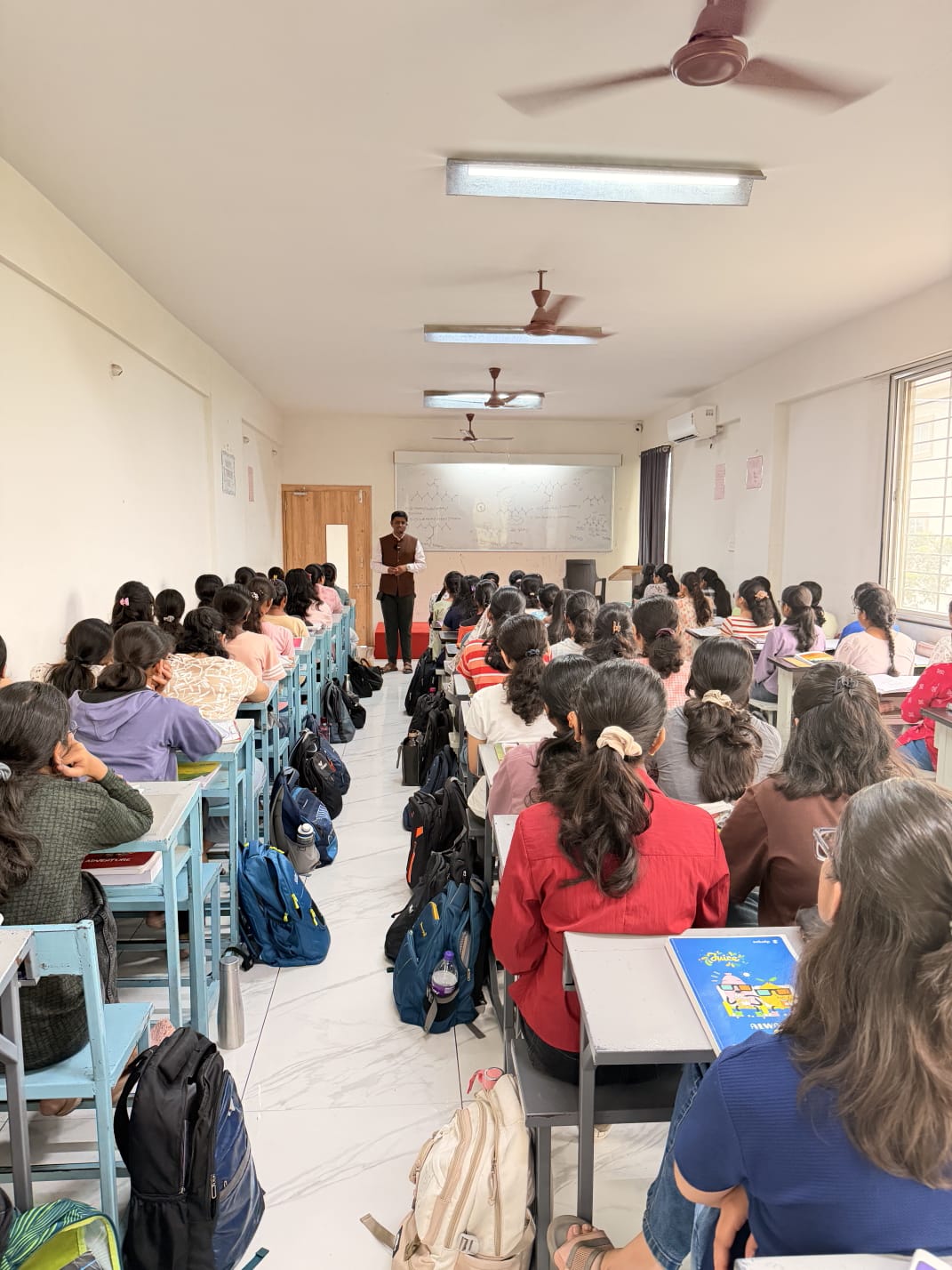 Addressing Full Auditorium